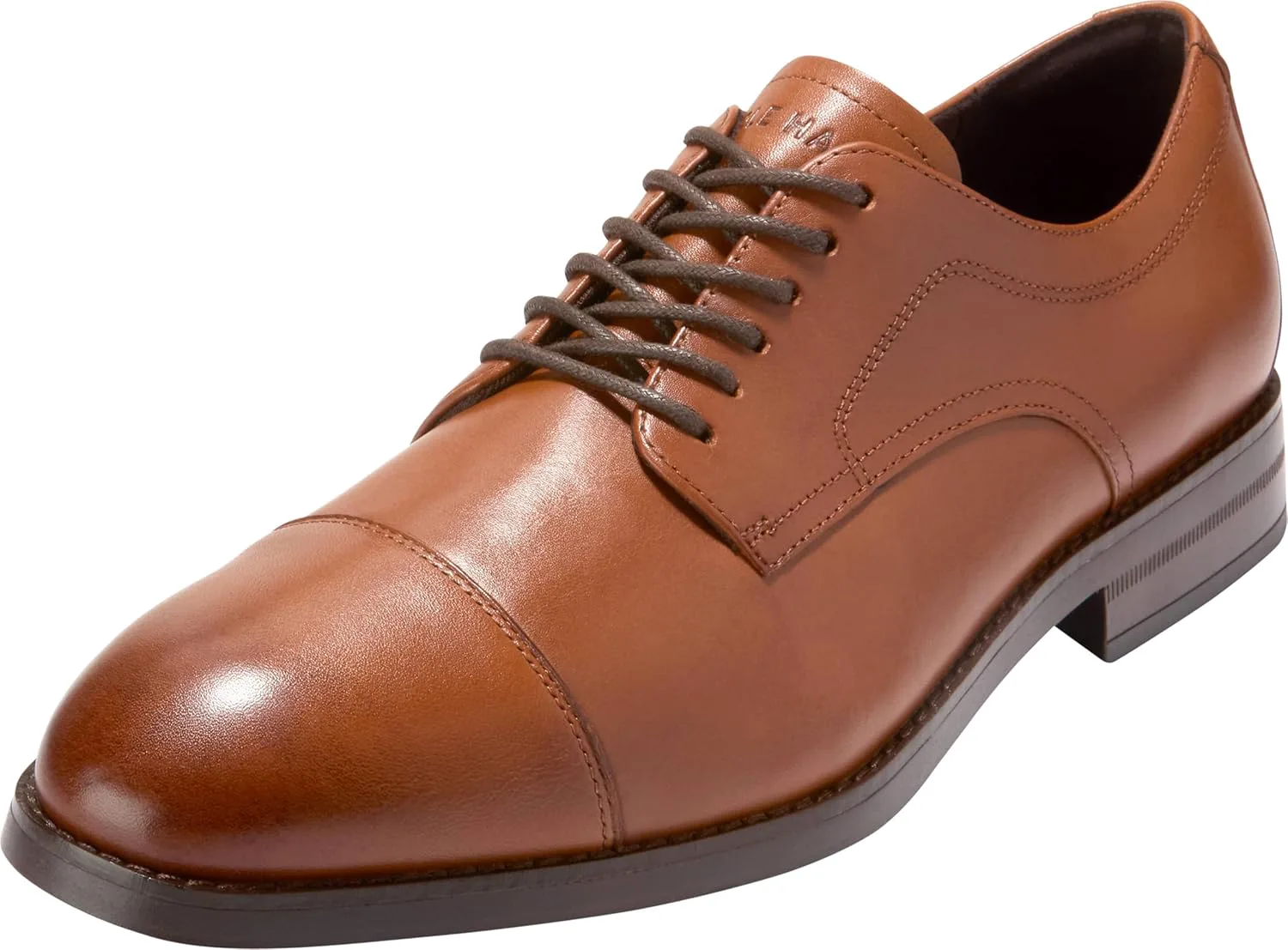 Мужские туфли Cole Haan Grand Harmon с кап-тоу, темно-коричневый — фото 4