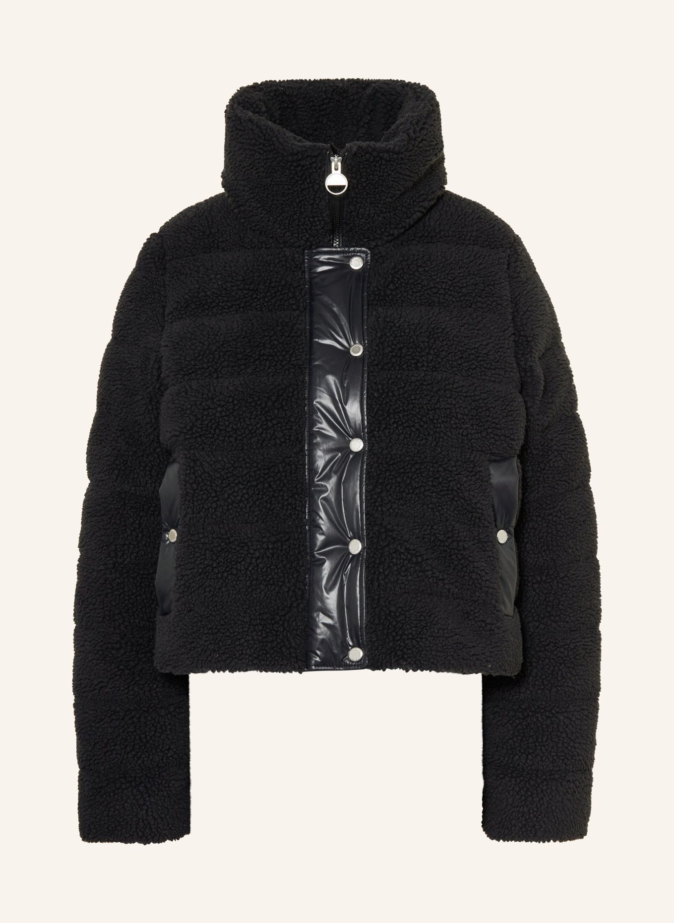 

Стеганая куртка Franchesca из плюшевого меха Barbour International, черный