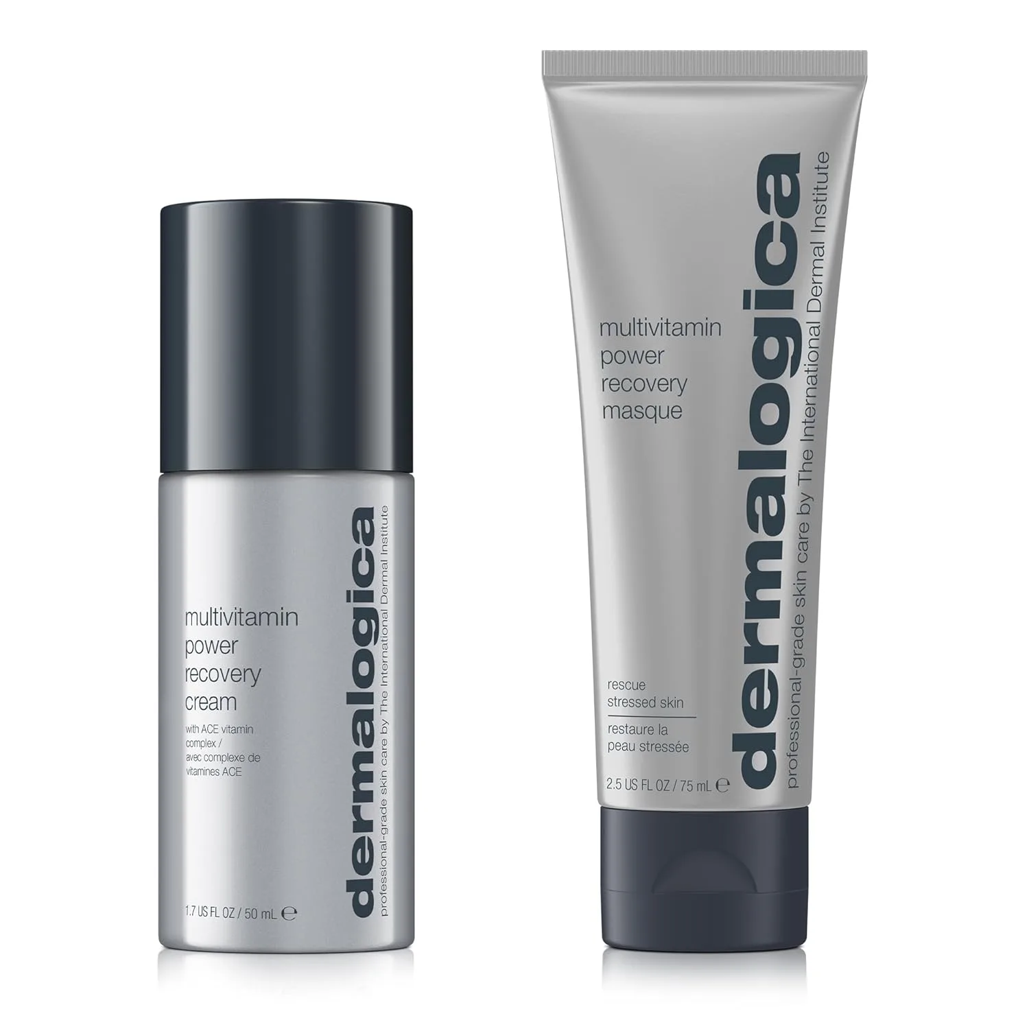 Dermalogica Stressed Skin Recovery System набор для ухода за кожей, включает маску и крем для лица полного размера - против сухости, морщин и тусклости