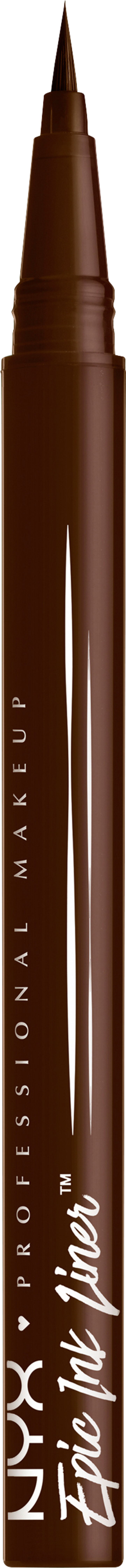

Подводка для глаз NYX PROFESSIONAL MAKEUP Eyeliner Epic Ink Liner 03 Dark Chocolate, 1 ml