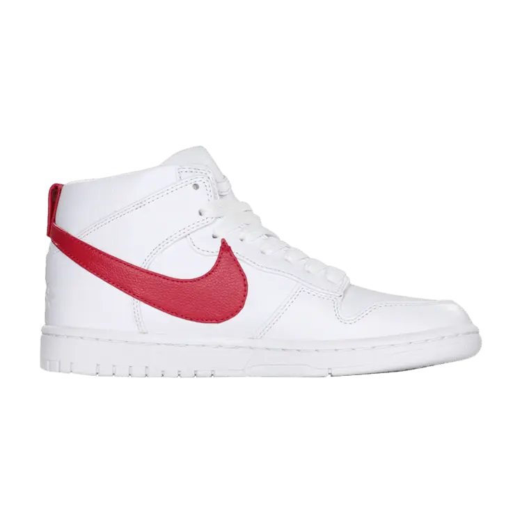 

Кроссовки Nike Riccardo Tisci x NikeLab Dunk Lux Chukka White Red, белый