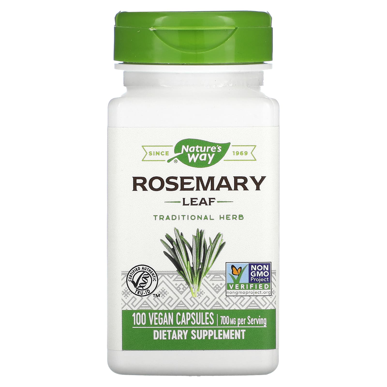 

Nature's Way Rosemary Leaf 350 mg 100 Vegetarian Capsules