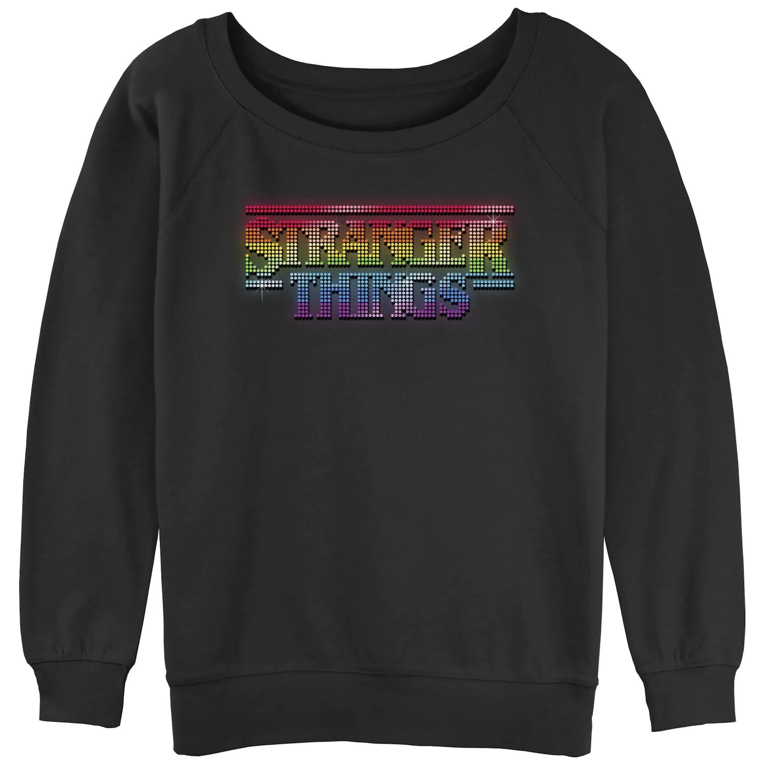 Толстовка с напуском с радужным логотипом Stranger Things для юниоров Licensed Character