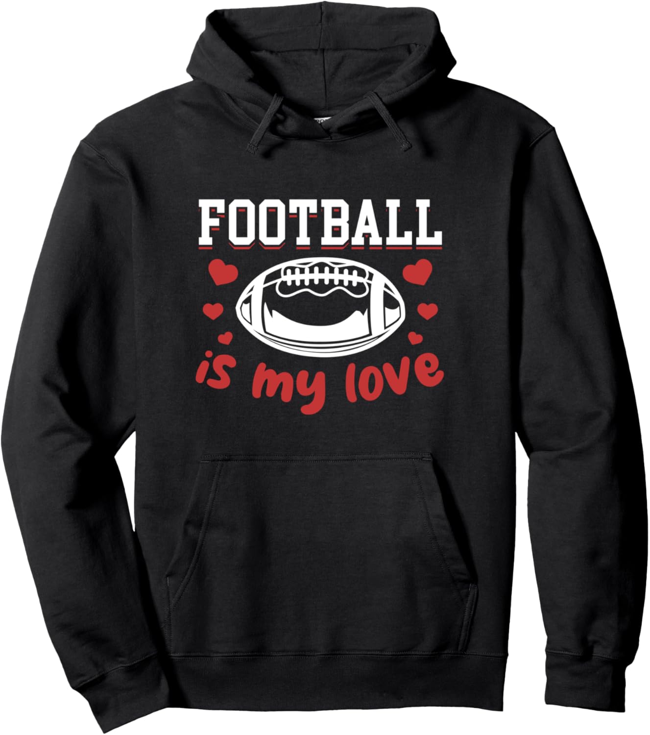 

Худи с надписью «Американский футболист - моя любовь» American Football Player American Football Lover, черный
