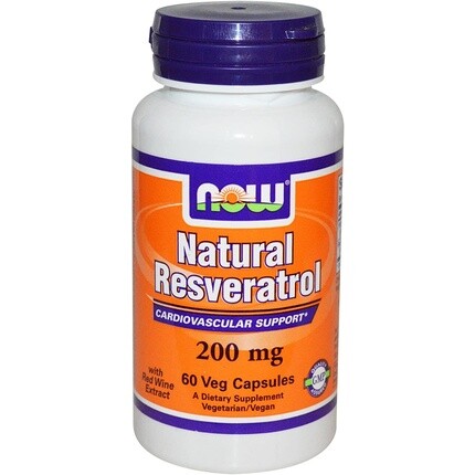 

Now Foods Натуральный ресвератрол 200 мг 60 капсул