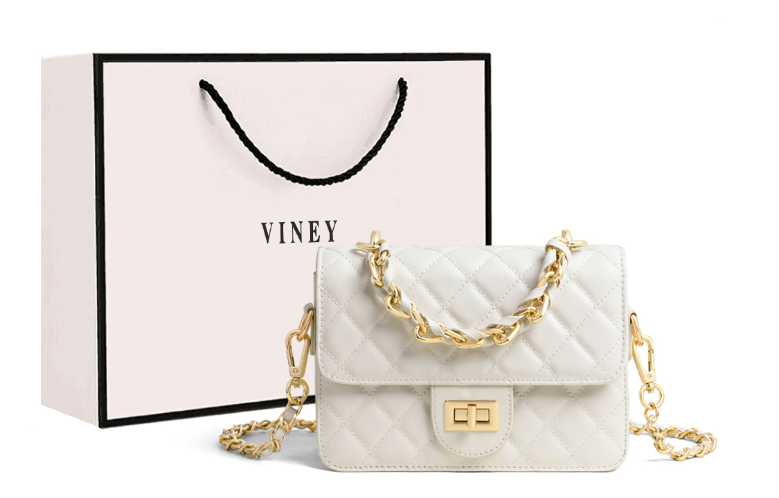 

Кожаная сумка через плечо, наплечная сумка Trumpets Women's White/Black VINEY, Ecru+5953