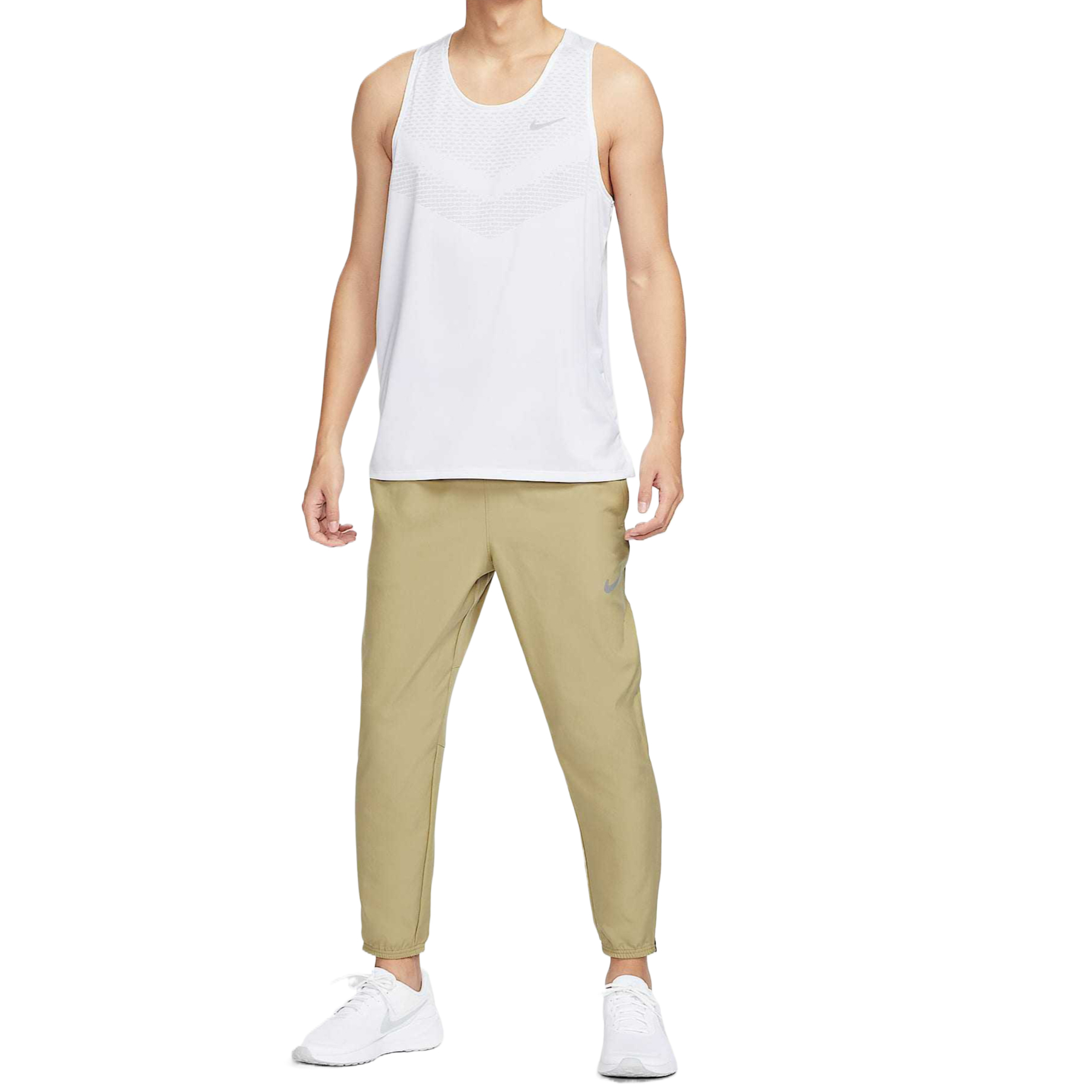 Nike Спортивные брюки Challenger Dri Fit мужские Apricot Tea Brown — фото 4