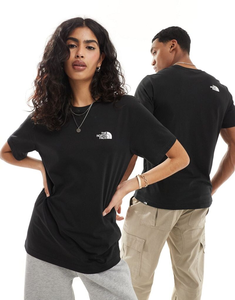 

The North Face – Simple Dome – черная футболка с логотипом