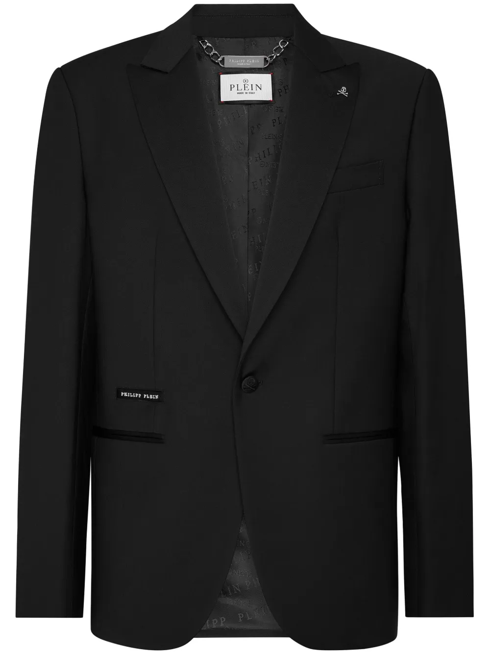 

Пиджак-смокинг Philipp Plein, черный
