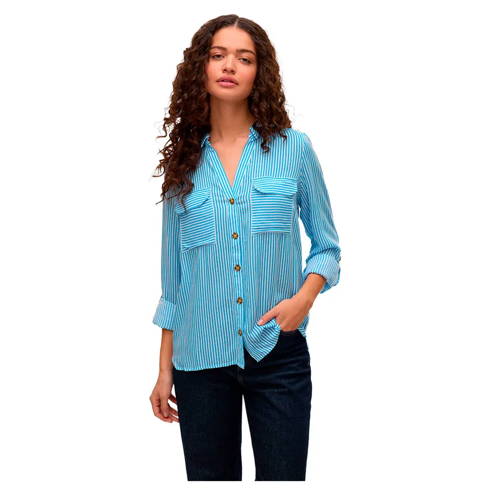 

Рубашка с длинным рукавом Vero Moda Bumpy, синий