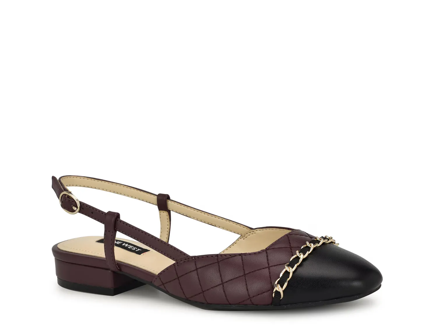 

Балетки Charme Flat Nine West, темно-красный/бордовый/черный