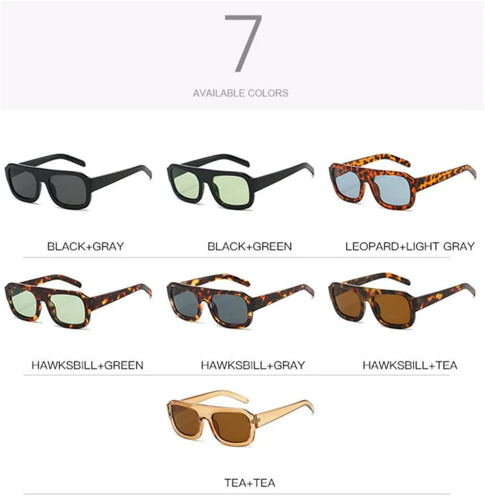 

Солнцезащитные очки в толстой оправе с леопардовым принтом, женские, с градиентными линзами UV400, удобны для занятий спортом на открытом воздухе и вождения UYPTK, 3