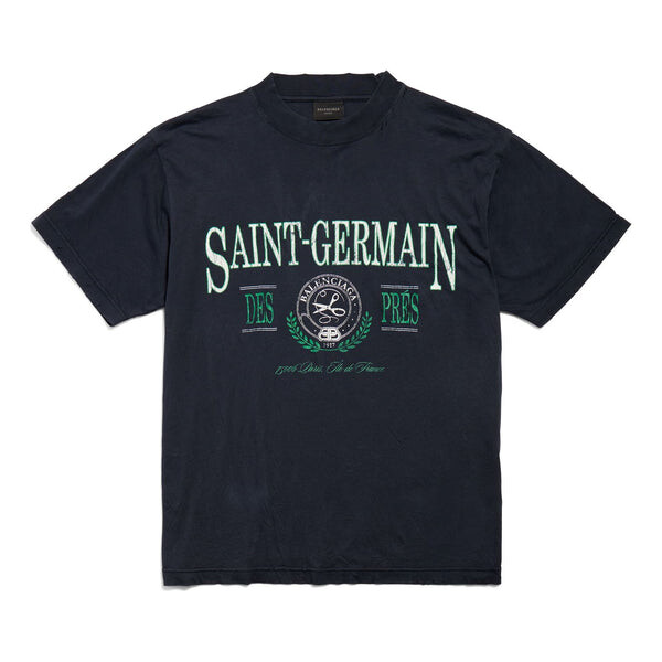 

Футболка saint germain t-shirt 'dark blue' Balenciaga, синий