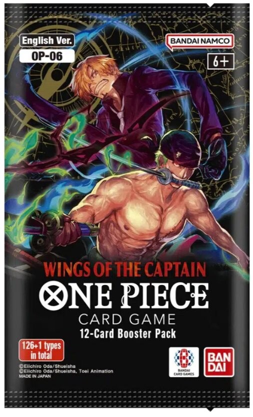 

Карточная игра One Piece: бустер «Крылья капитана» OP-06 Inna marka