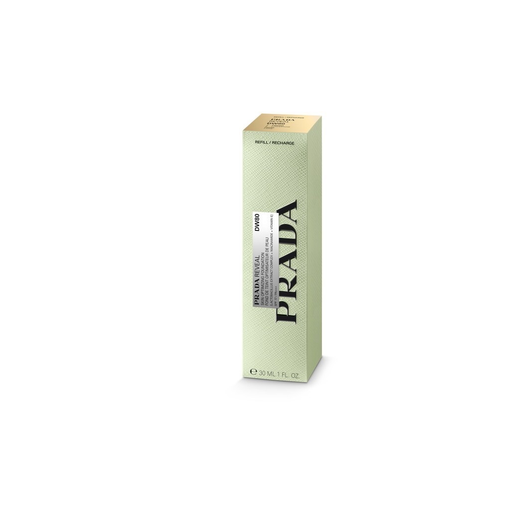 Тональный крем для лица reveal refill Prada, dark warm 80, объем 30 мл — фото 2