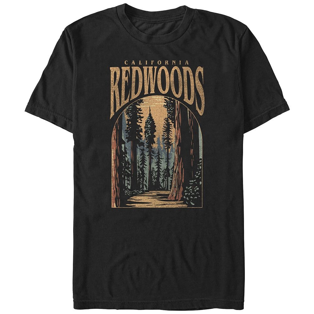 

Футболка с рисунком Big & Tall California Redwoods, черный