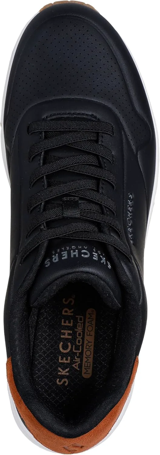 Кроссовки Skechers Mens Uno - Tailored Air, черный — фото 2