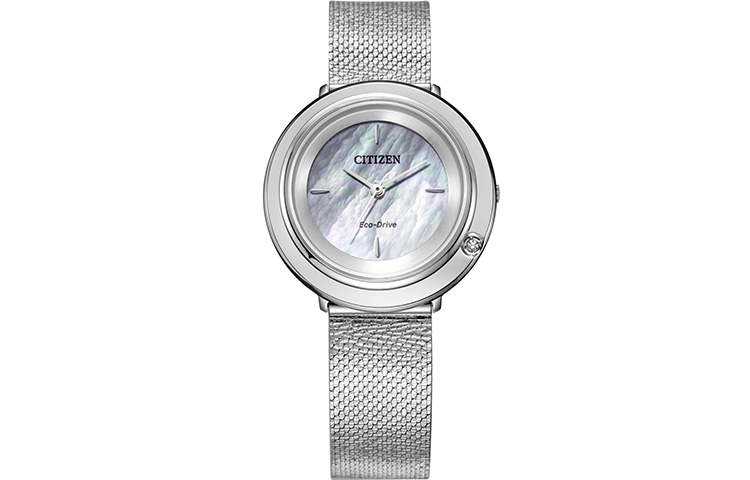 

CITIZEN Часы Eco Drive Series Light Powered Quartz Movement Stainless Steel Strap Watch Women's Watch White Dial