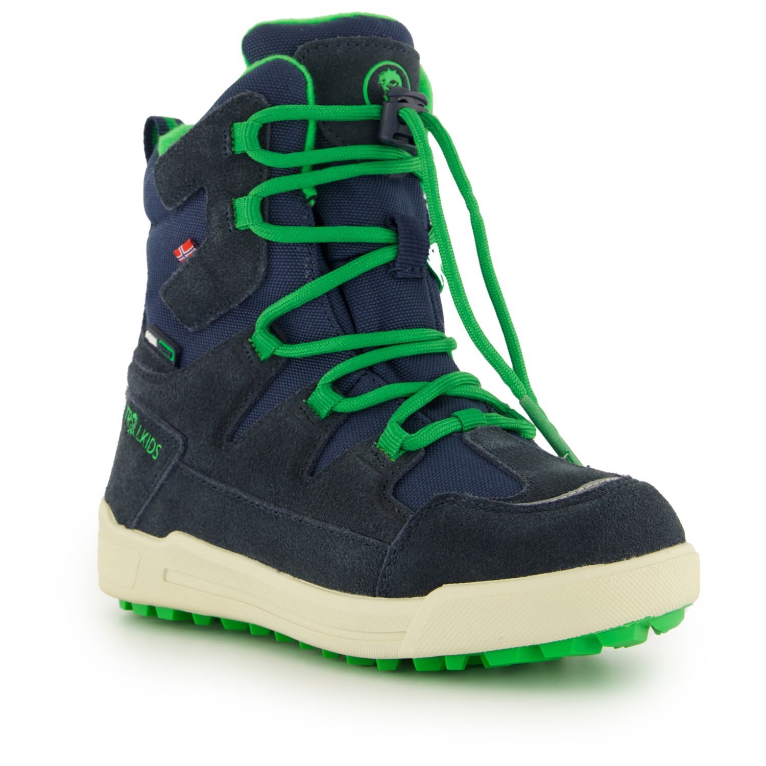 Зимняя обувь Trollkids Finnmark Winter Boots, цвет Pine Green/Mystic Blue — фото 3