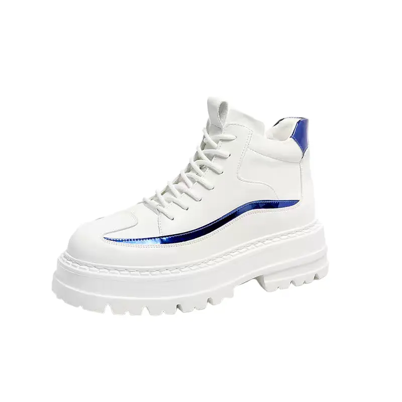 

ZUOSAISI Короткие мартинсы мужские бело-голубые, цвет White Blue