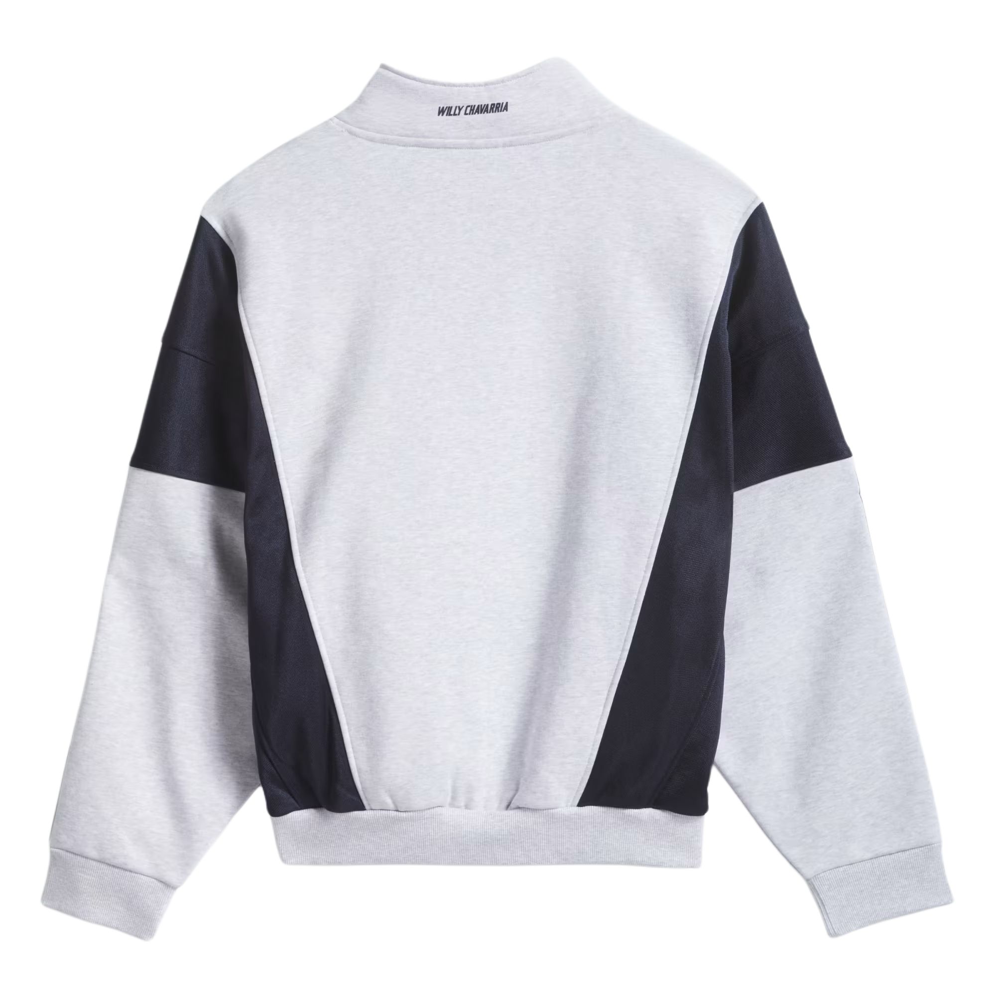 Свитшот Adidas Originals X Willy Chavarria Watsonville Mockneck, светло-серый вереск — фото 4