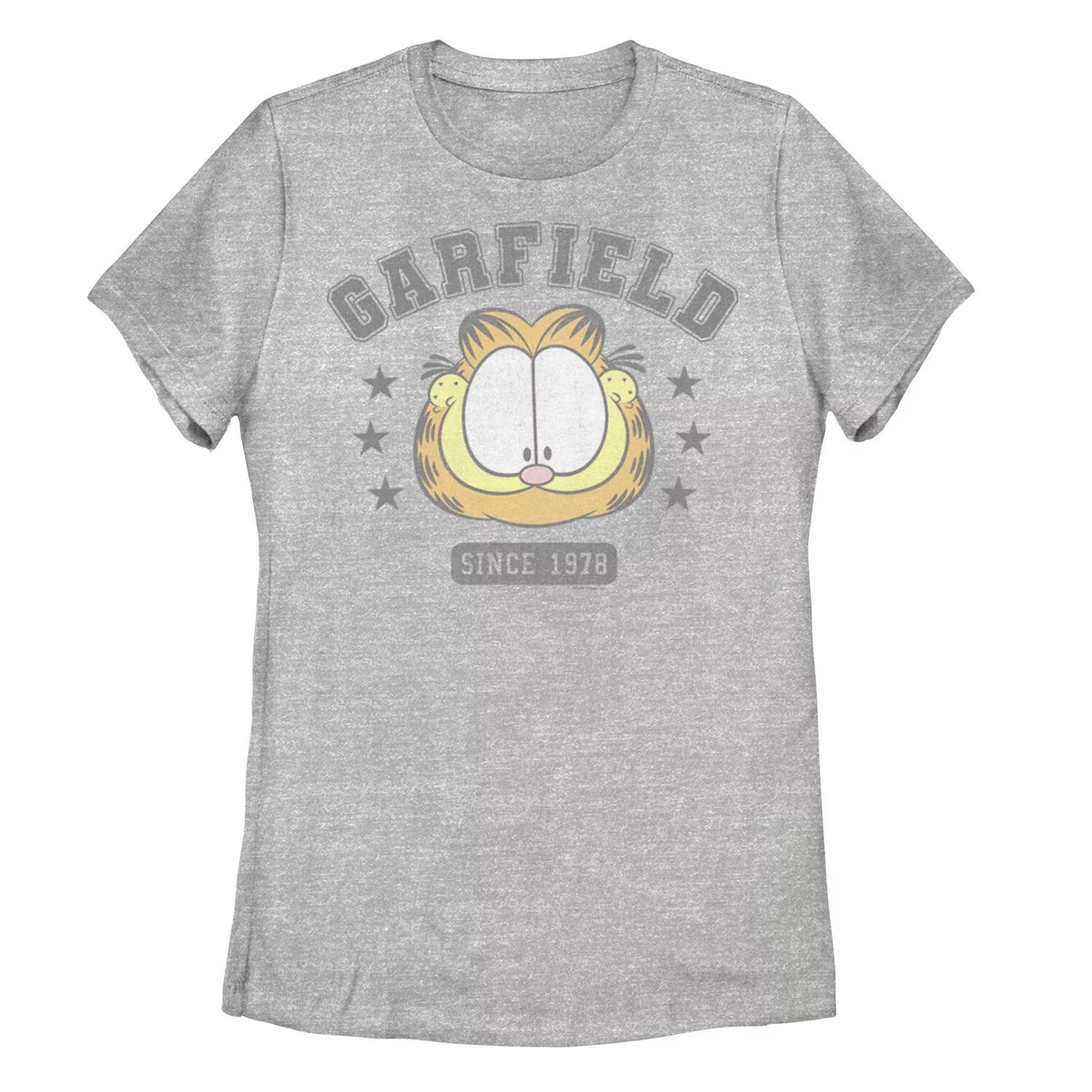 Юниорская футболка Garfield Collegiate с графическим рисунком в стиле ретро Licensed Character