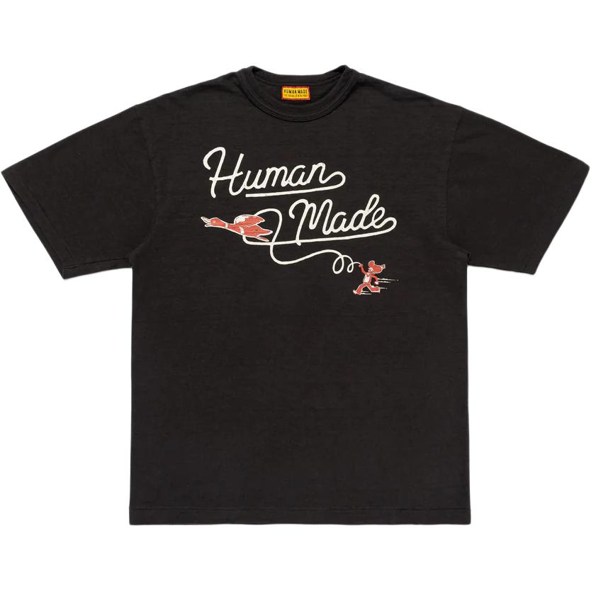 

Графическая футболка с круглым вырезом HUMAN MADE, черный
