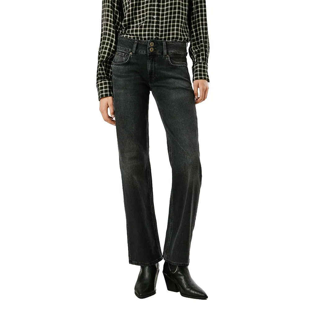 

Джинсы Pepe Jeans Venus Straight low waist jeans, черный