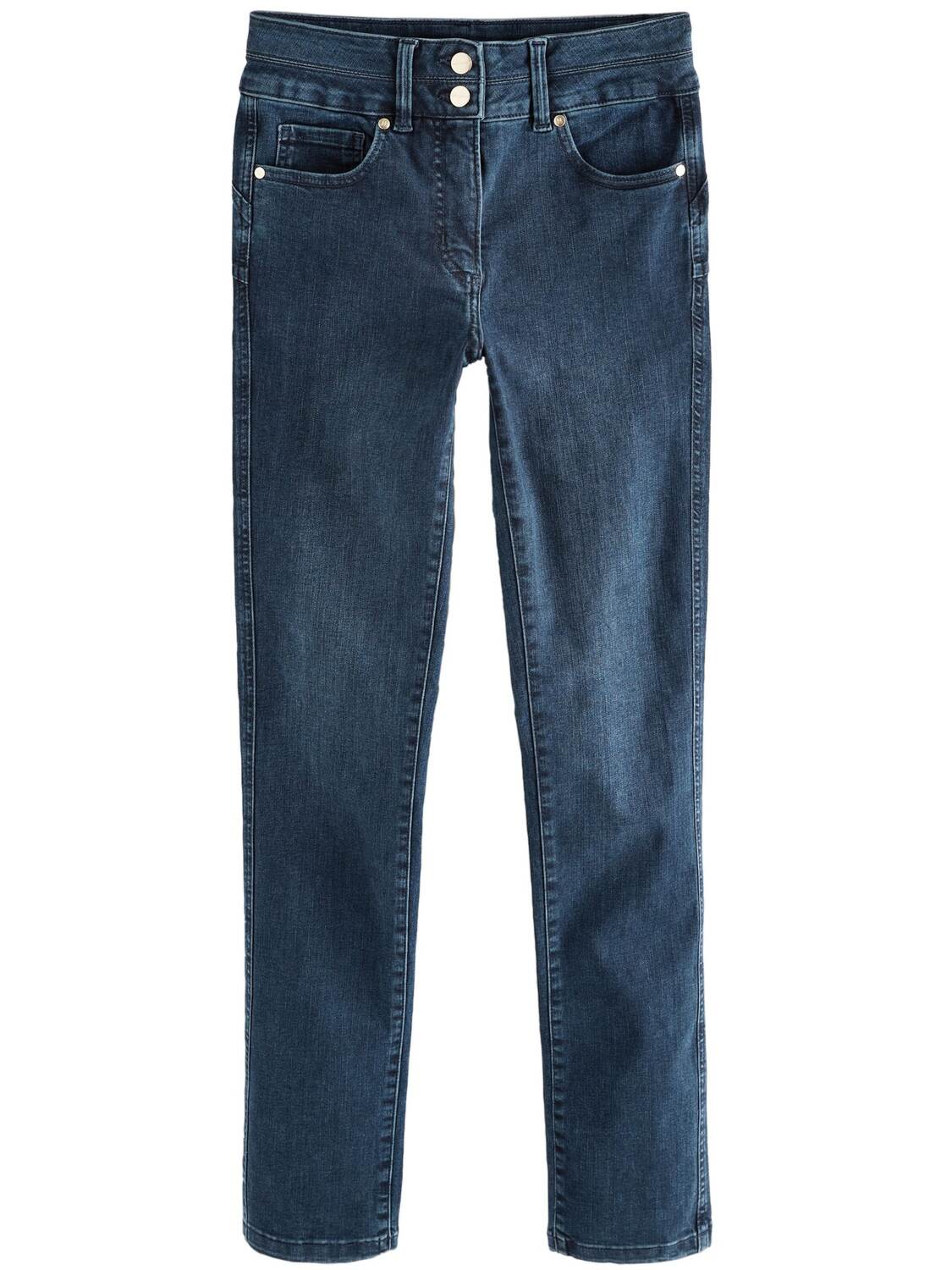 Next Джинсы Slim fit в синем дениме