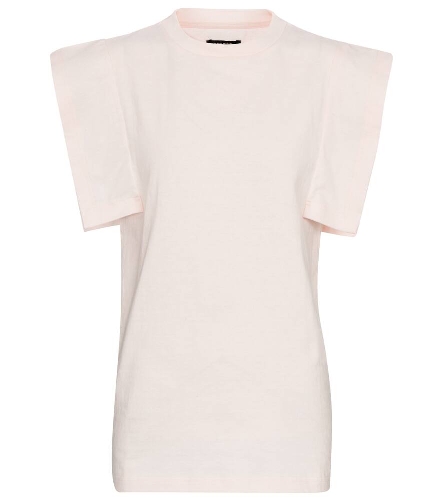 

Хлопковая футболка Zelipa Isabel Marant, Ecru