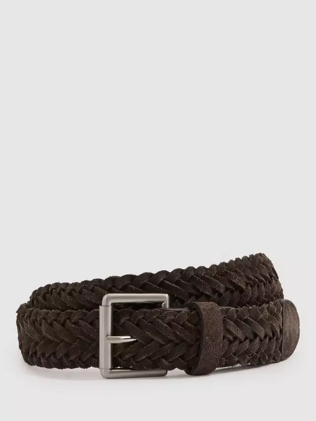 

Ремень Reiss Charlie Leather, цвет chocolate/brown