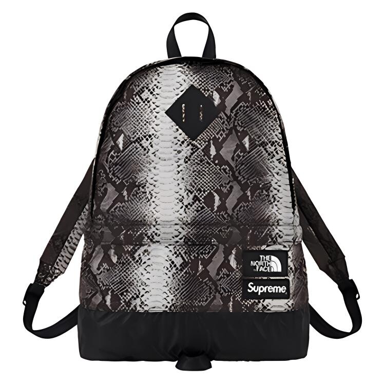 

Рюкзак Supreme SS18, черный / коричнево-белый