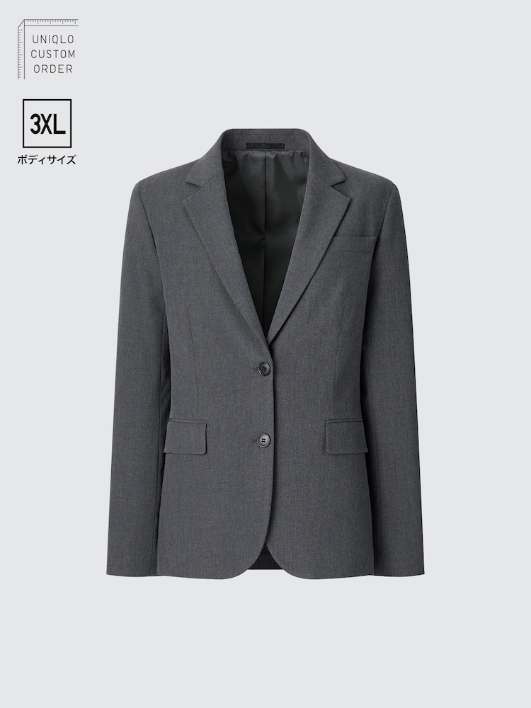 

Пиджак-Стрейч Uniqlo, серый