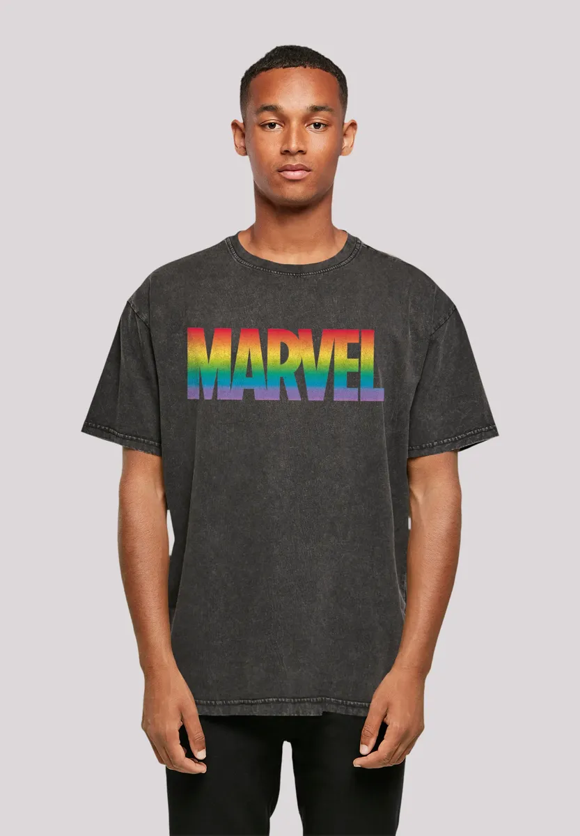 

F4NT4STIC Футболка "Marvel Pride", премиум качество, черный