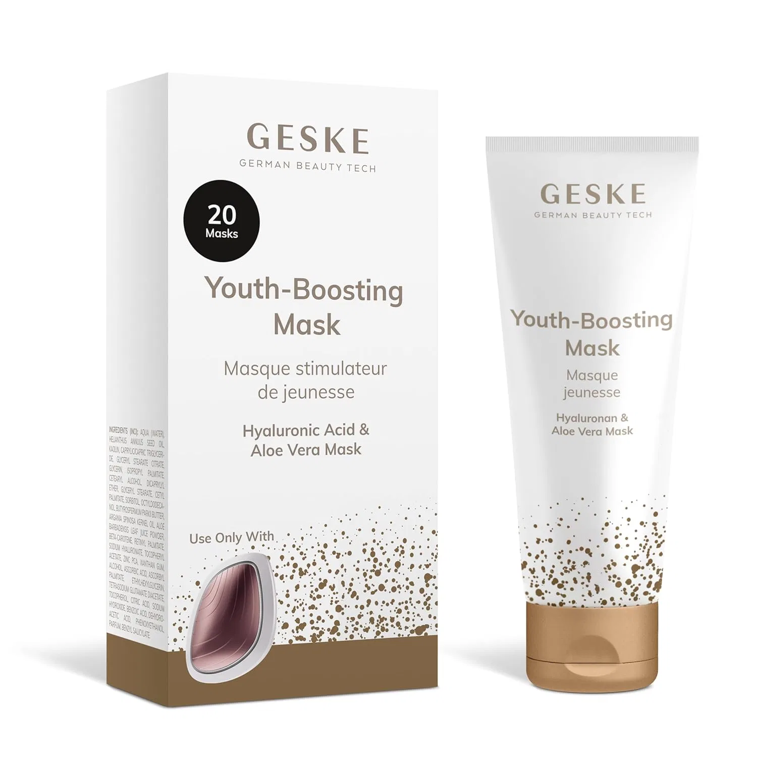 Маска для лица Geske — LED- «SmartAppGuided Sonic Warm & Cool Mask 9 in » от , Starlight Cosmetics Bundle — фото 2