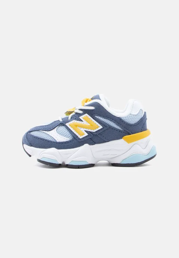 9060 детские туфли унисекс New Balance, Vintage Indigo/Apollo Gold-Coloured