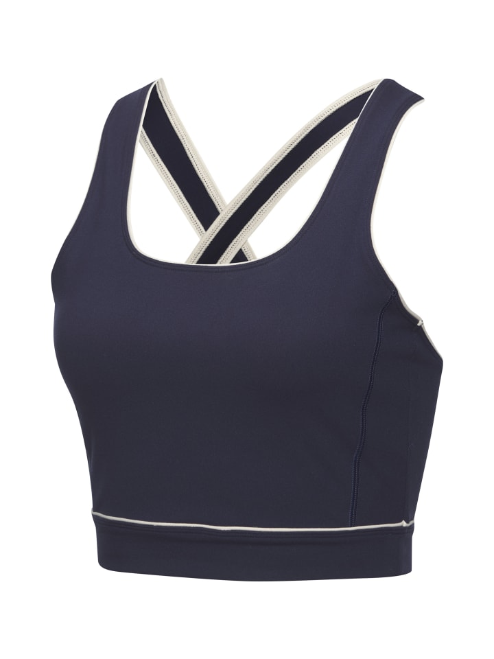 

Copenhagen Studios Укороченный топ темно-синего цвета