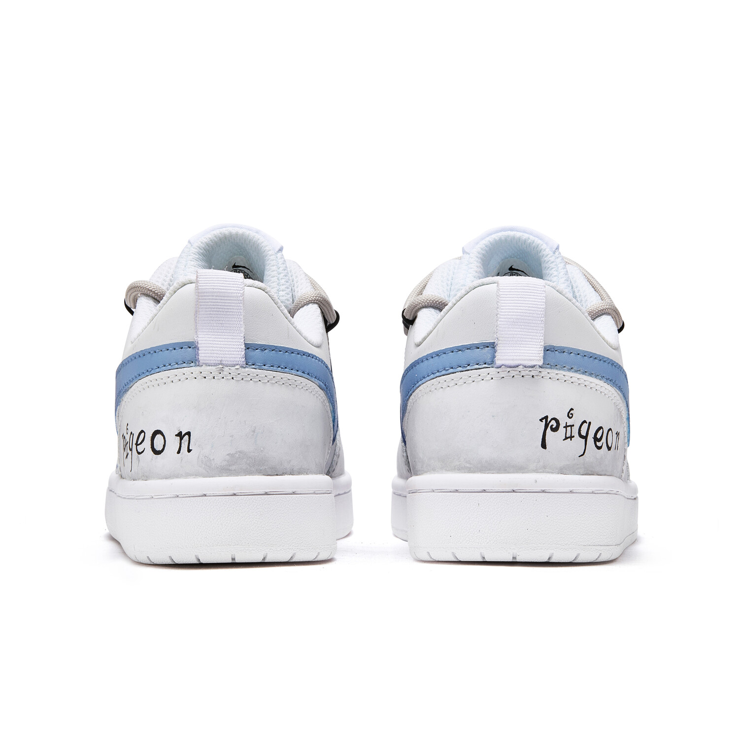 

Кроссовки Nike Court Vision 1 Skateboarding Shoes Men Low-top Gray/Blue, серый/синий
