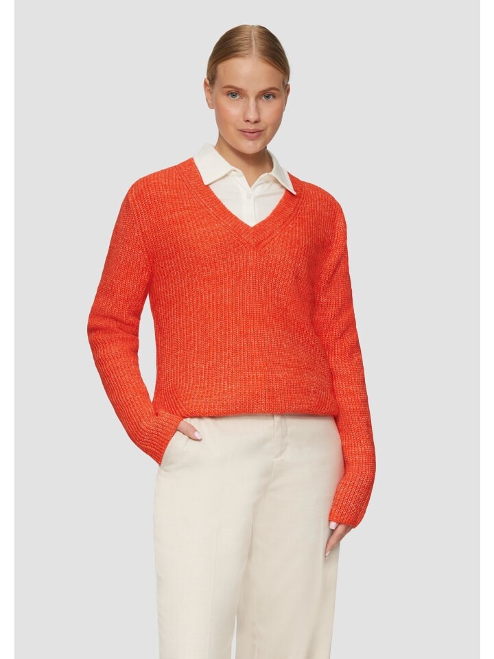 

Пуловер s.Oliver Strickpullover langarm, оранжевый