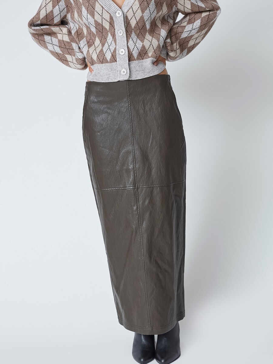 

Кожаная юбка cocouture Gitt, Dark brown