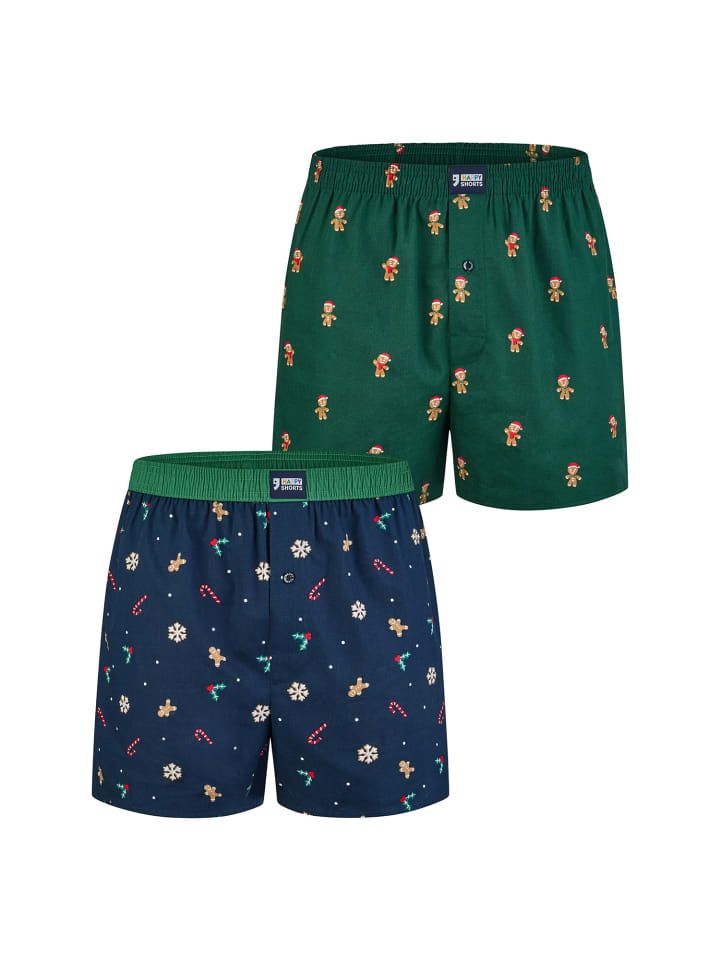 

Боксерские трусы Happy Shorts, цвет christmas classics