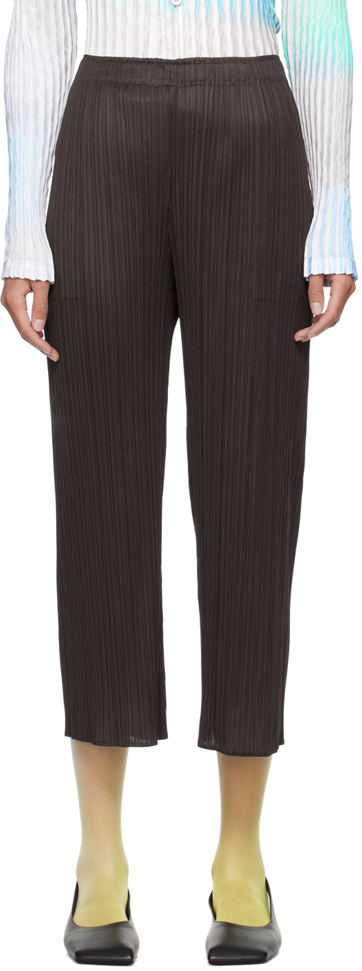 

Черные брюки Monthly Colors April PLEATS PLEASE ISSEY MIYAKE
