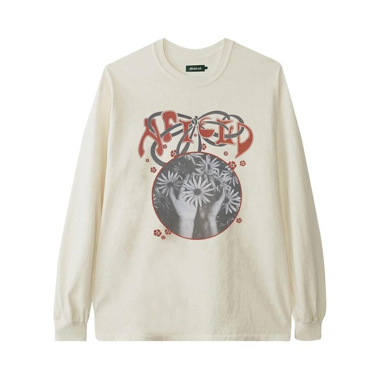 

Футболка Afield Out Petals Long-Sleeve T-Shirt Bone, кремовый