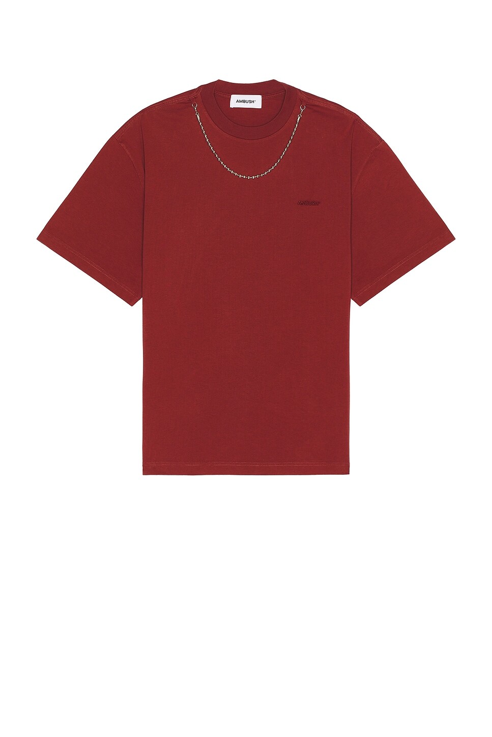 

Футболка с шариковой цепочкой Ambush, цвет Russet Brown