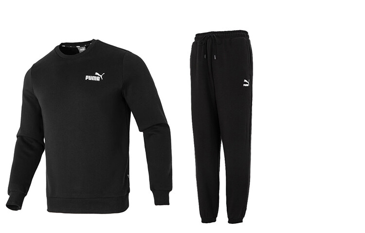 

Мужская повседневная спортивная одежда Puma, цвет Black and Black