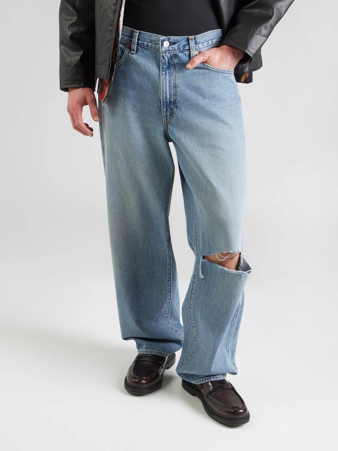 LEVI'S  Багги джинсы '578 Baggy Jeans' в синем дениме — фото 3
