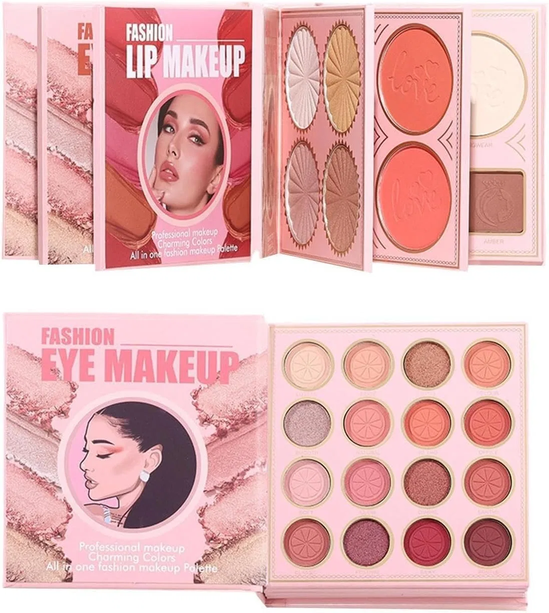 Палитра для макияжа Makeup Book Palette Highlighters & Luminizers 20x1.2g+9x2.5g+10x4g