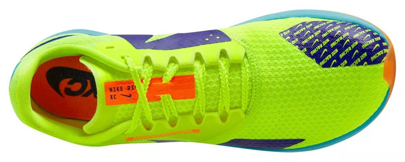 Легкоатлетические кроссовки Nike Zoom Rival 6 XC, зеленый/фиолетовый — фото 4