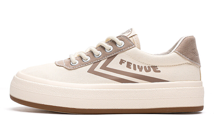 

Кеды, скейтборд обувь женская низкая хаки Feiyue