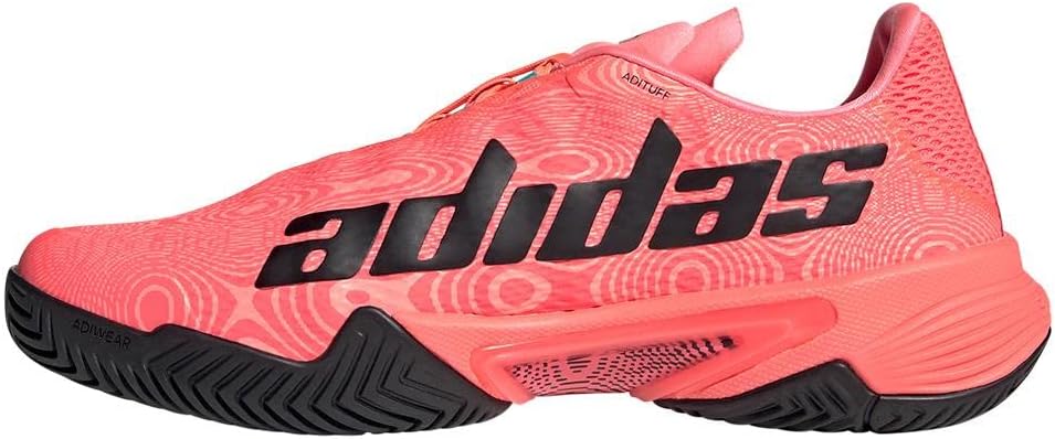Мужские теннисные кроссовки Adidas Barricade Clay, черный/красный — фото 3
